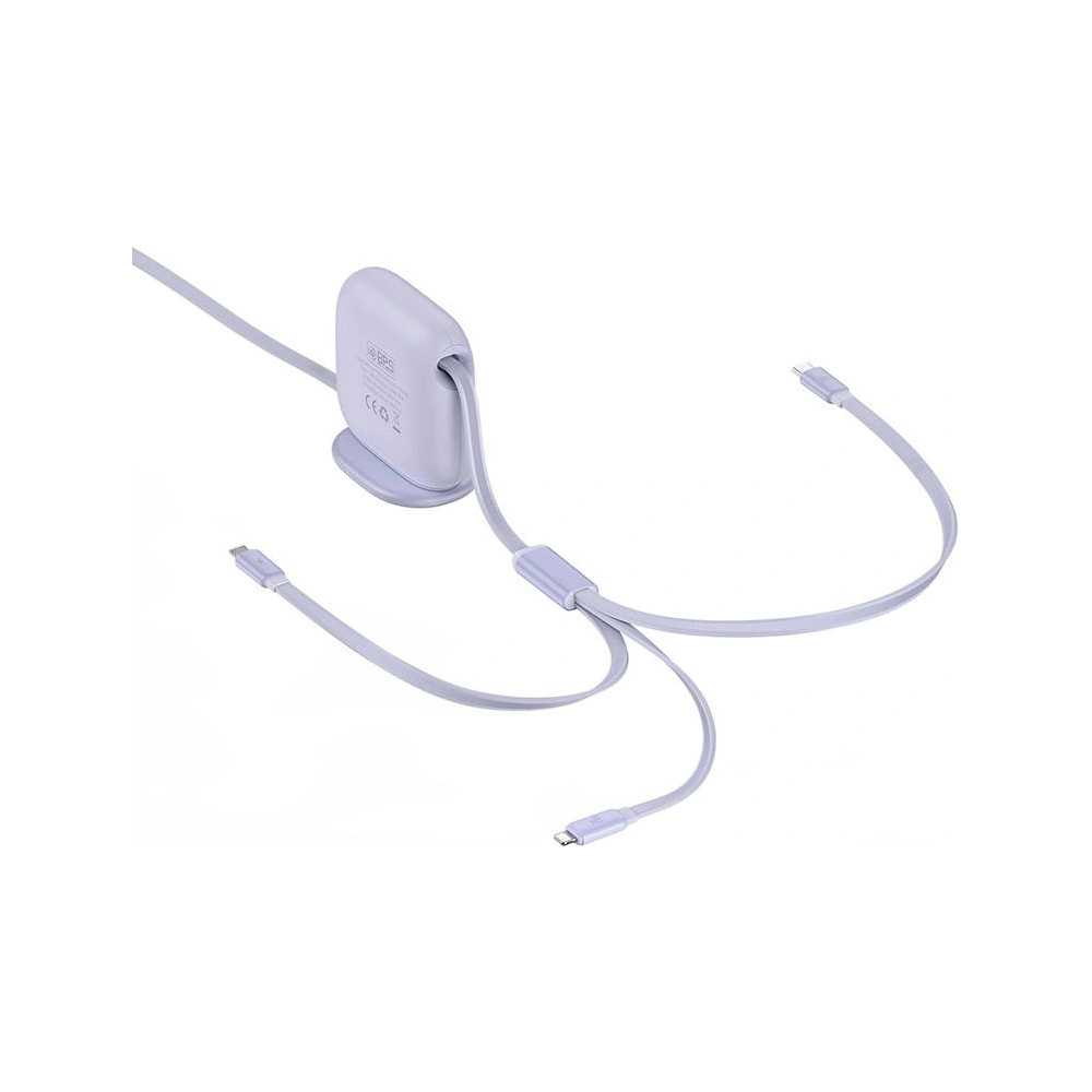 Hurtownia GSM - Kabel USB Baseus Fabric 3in1 USB-C/Lightning/microUSB 3,5A 1,7m (mov) - BSU3518 - {ean13} - Hurt