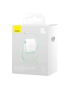 Hurtownia GSM - USB kábel Baseus Fabric 3w1 USB-C / Lightning / Micro 3,5A 1,7m (fehér-zöld) - BSU3519 - {ean13} - Hurt