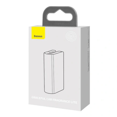 Zapach do samochodu / odświeżacz na kratkę nawiewu Baseus Graceful Lite (srebrny)