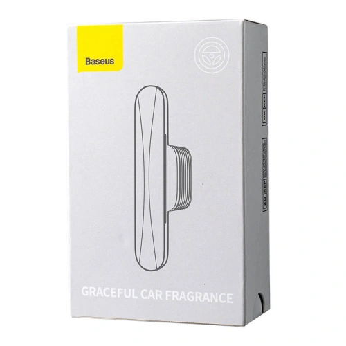Zapach do samochodu / odświeżacz na kratkę nawiewu Baseus Graceful (srebrny)