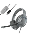 Baseus GAMO USB headphones with microphone and remote for players gray