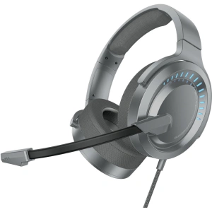 Baseus GAMO USB-Kopfhörer mit Mikrofon und Steuerung für Gamer grau