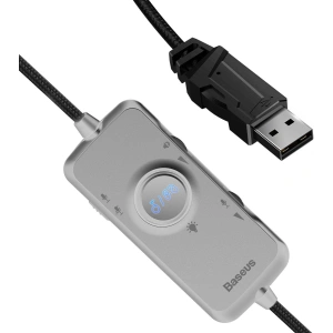 Hurtownia GSM - Baseus GAMO sluchátka USB s mikrofonem a ovladačem pro hráče šedé - BSU3533GRY - {ean13} - Hurt