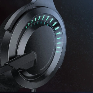 Baseus GAMO USB-Kopfhörer mit Mikrofon und Steuerung für Gamer grau