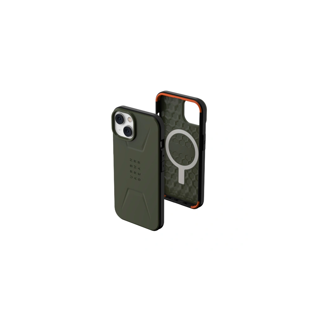 Case UAG Urban Armor Gear Civilian MagSafe Apple iPhone 14 Plus / 15 Plus (grün)