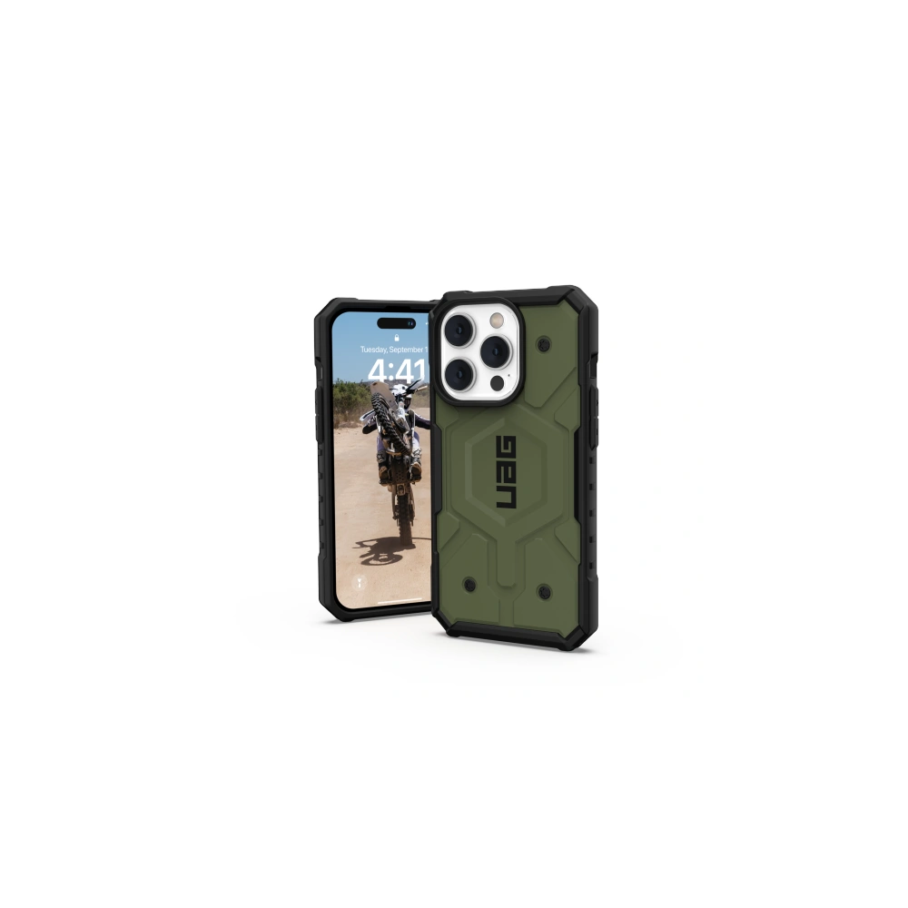 Wholesale UAG Urban Armor Gear Pathfinder MagSafe Apple iPhone 14 Pro (green) - UAG1066 - {ean13} - Hurt