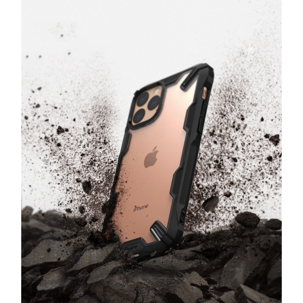 Hurtownia GSM - Case Ringke Fusion-X Apple iPhone 11 Pro Max Schwarz - RGK1000BLK - {ean13} - Hurt