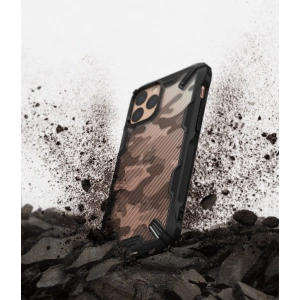 Etui Ringke Fusion-X Design Apple iPhone 11 Pro Max Camo (Moro) Black