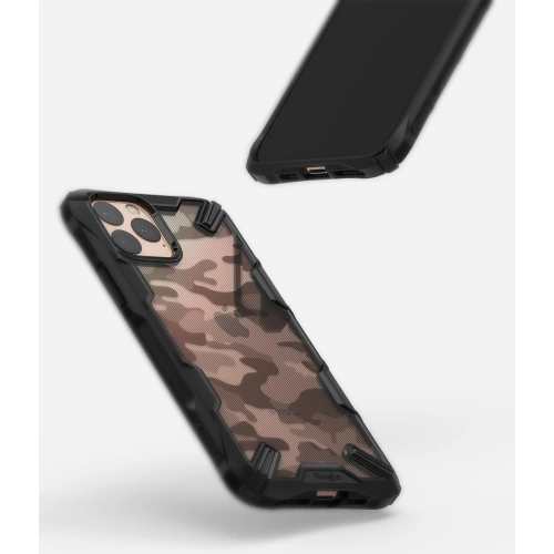 Etui Ringke Fusion-X Design Apple iPhone 11 Pro Max Camo (Moro) Black