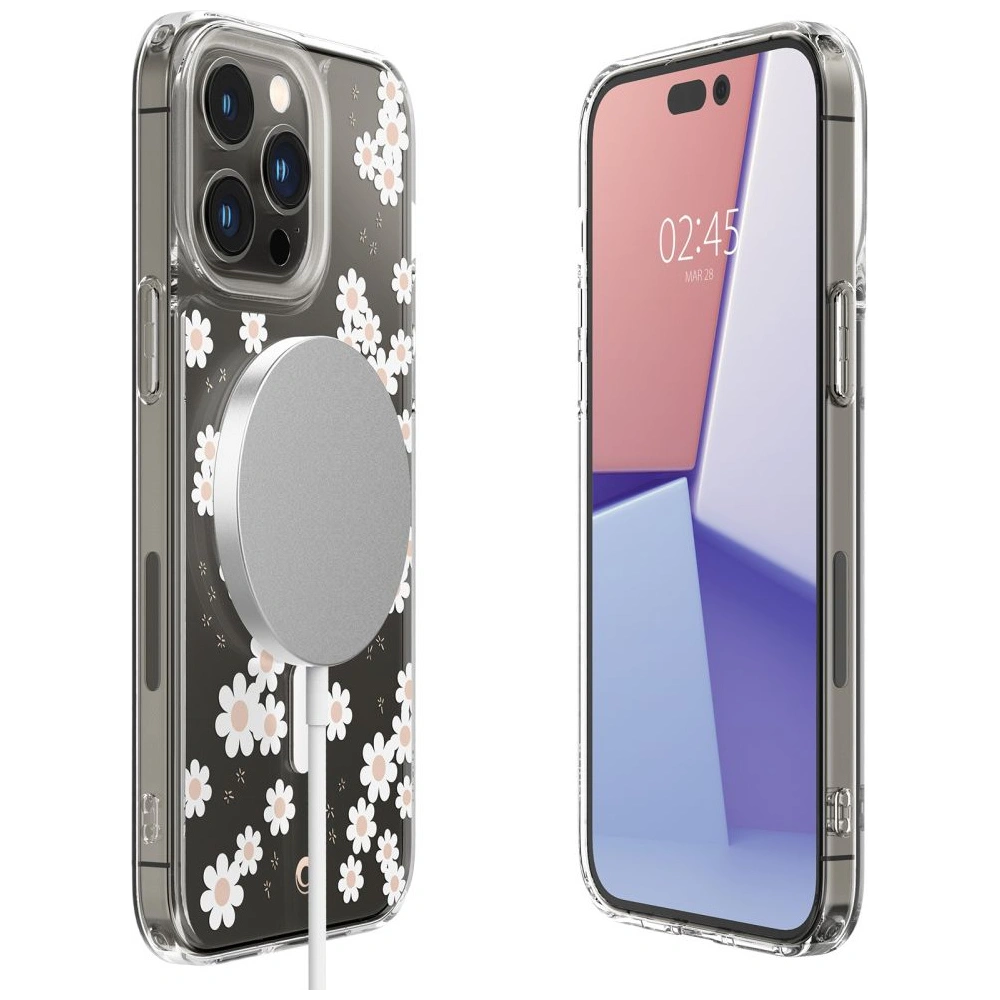 Hurtownia GSM - Etui Spigen Cyrill Cecile Mag MagSafe Apple iPhone 14 Pro Max Bílá Sedmikráska - SPN2471 - {ean13} - Hurt