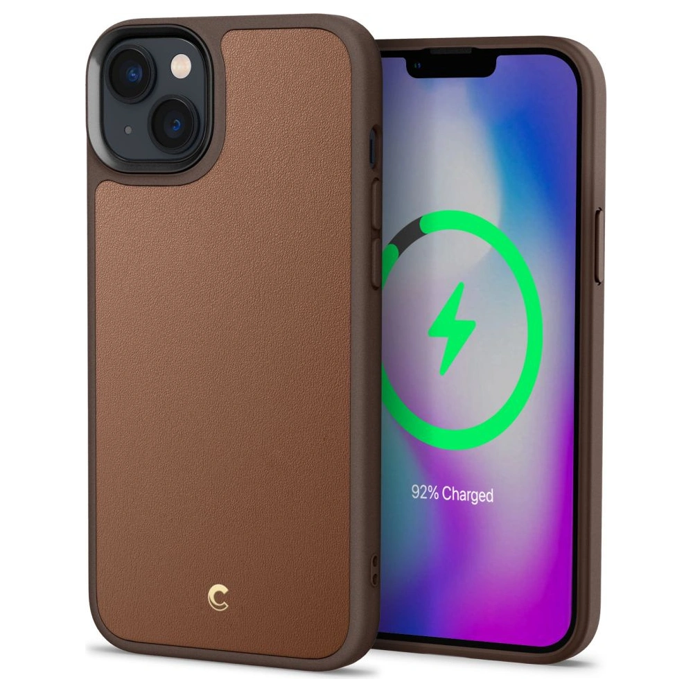 Hurtownia GSM - Etui Spigen Cyrill Kajuk Mag MagSafe Apple iPhone 14 Plus / 15 Plus Saddle Brown - SPN2478 - {ean13} - Hurt