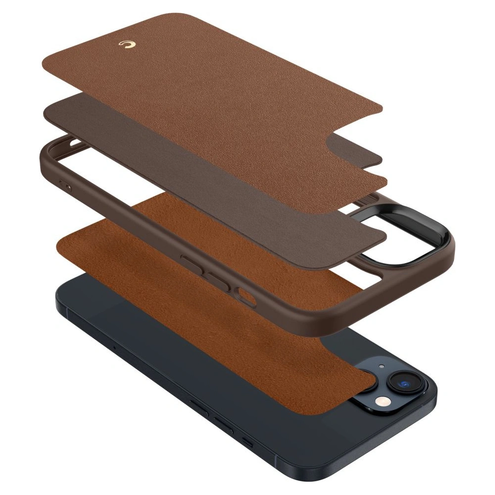 Hurtownia GSM - Etui Spigen Cyrill Kajuk Mag MagSafe Apple iPhone 14 Plus / 15 Plus Saddle Brown - SPN2478 - {ean13} - Hurt