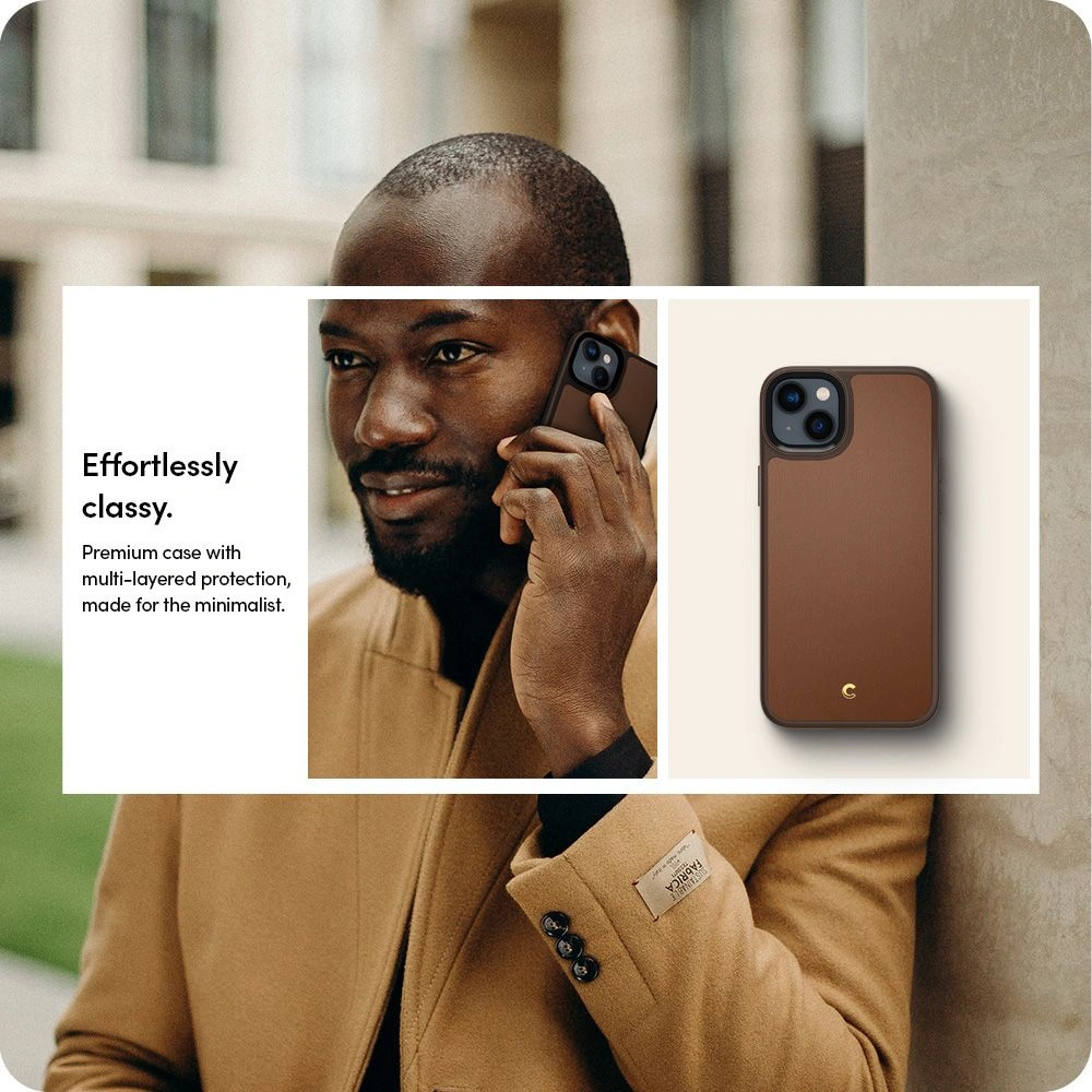 Hurtownia GSM - Etui Spigen Cyrill Kajuk Mag MagSafe Apple iPhone 14 Plus / 15 Plus Saddle Brown - SPN2478 - {ean13} - Hurt