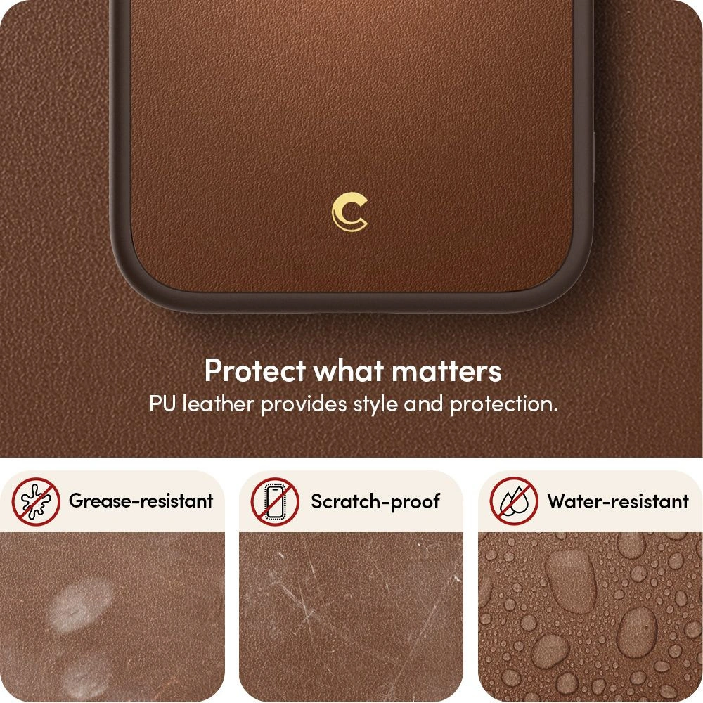 Hurtownia GSM - Etui Spigen Cyrill Kajuk Mag MagSafe Apple iPhone 14 Plus / 15 Plus Saddle Brown - SPN2478 - {ean13} - Hurt