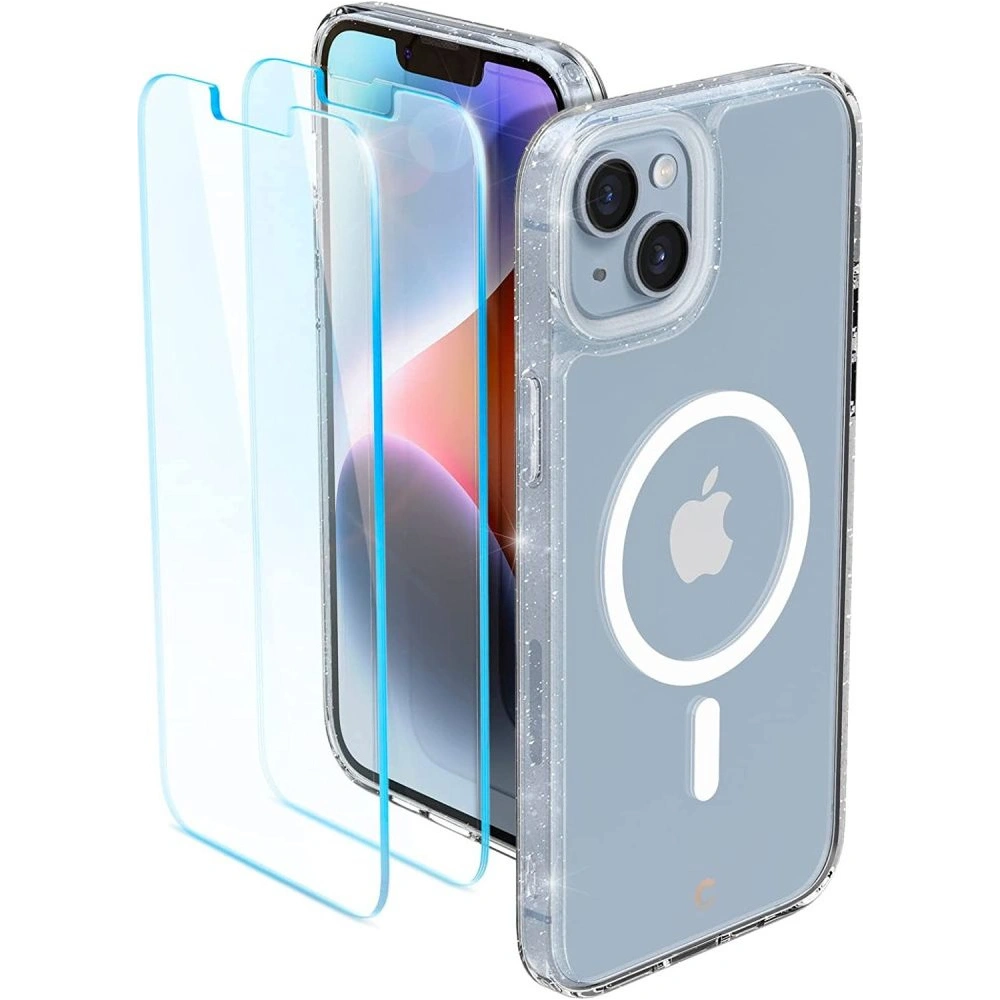 Hurtownia GSM - Etui Spigen Cyrill Shine Mag MagSafe Apple iPhone 14 Plus / 15 Plus Glitter Clear - SPN2479 - {ean13} - Hurt
