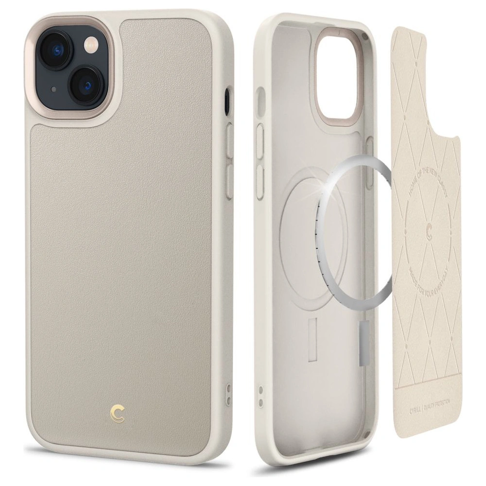Hurtownia GSM - Case Spigen Cyrill Kajuk Mag MagSafe Apple iPhone 14 Creme - SPN2481 - {ean13} - Hurt
