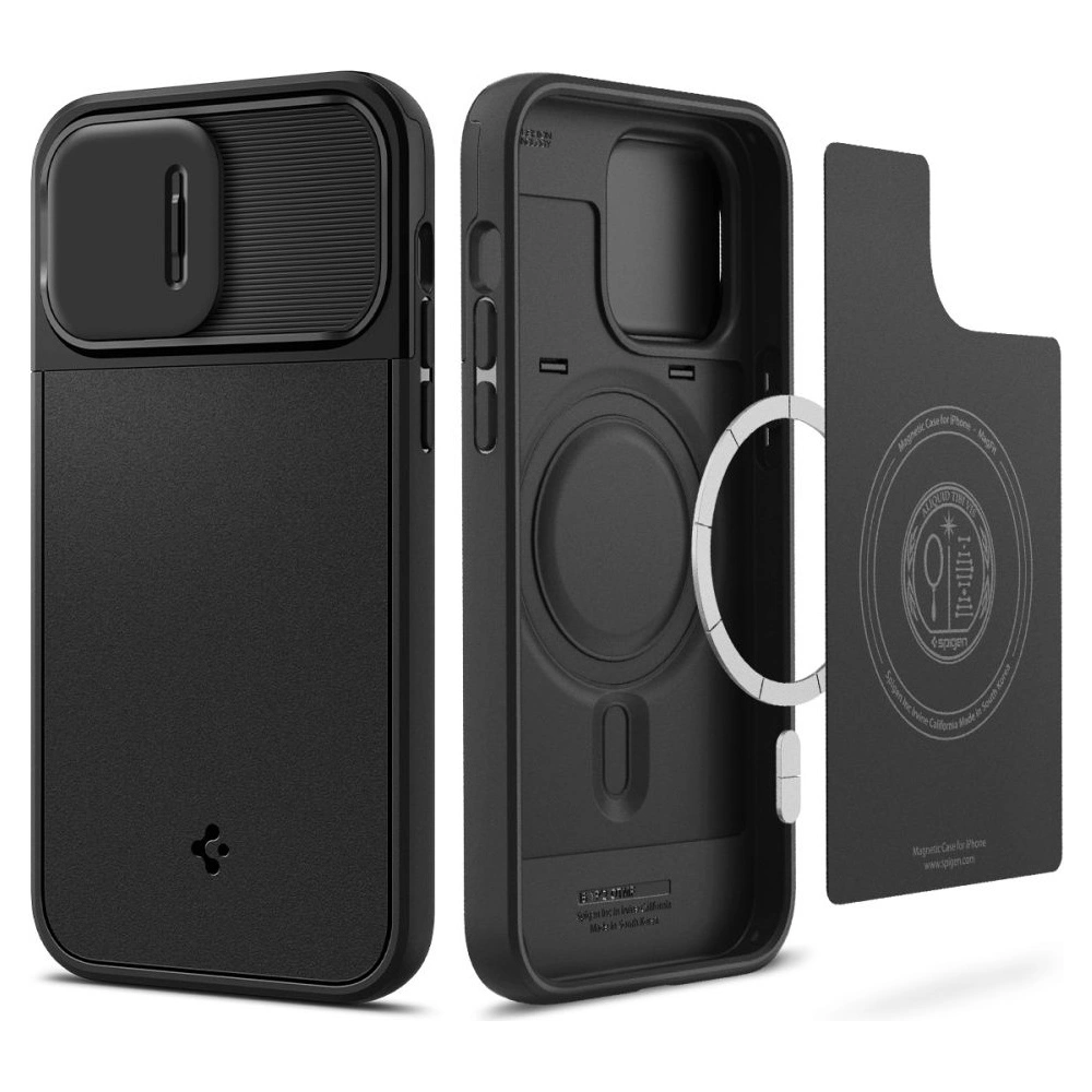 Hurtownia GSM - Etui Spigen Optik Armor Mag MagSafe Apple iPhone 14 Pro černé - SPN2483 - {ean13} - Hurt