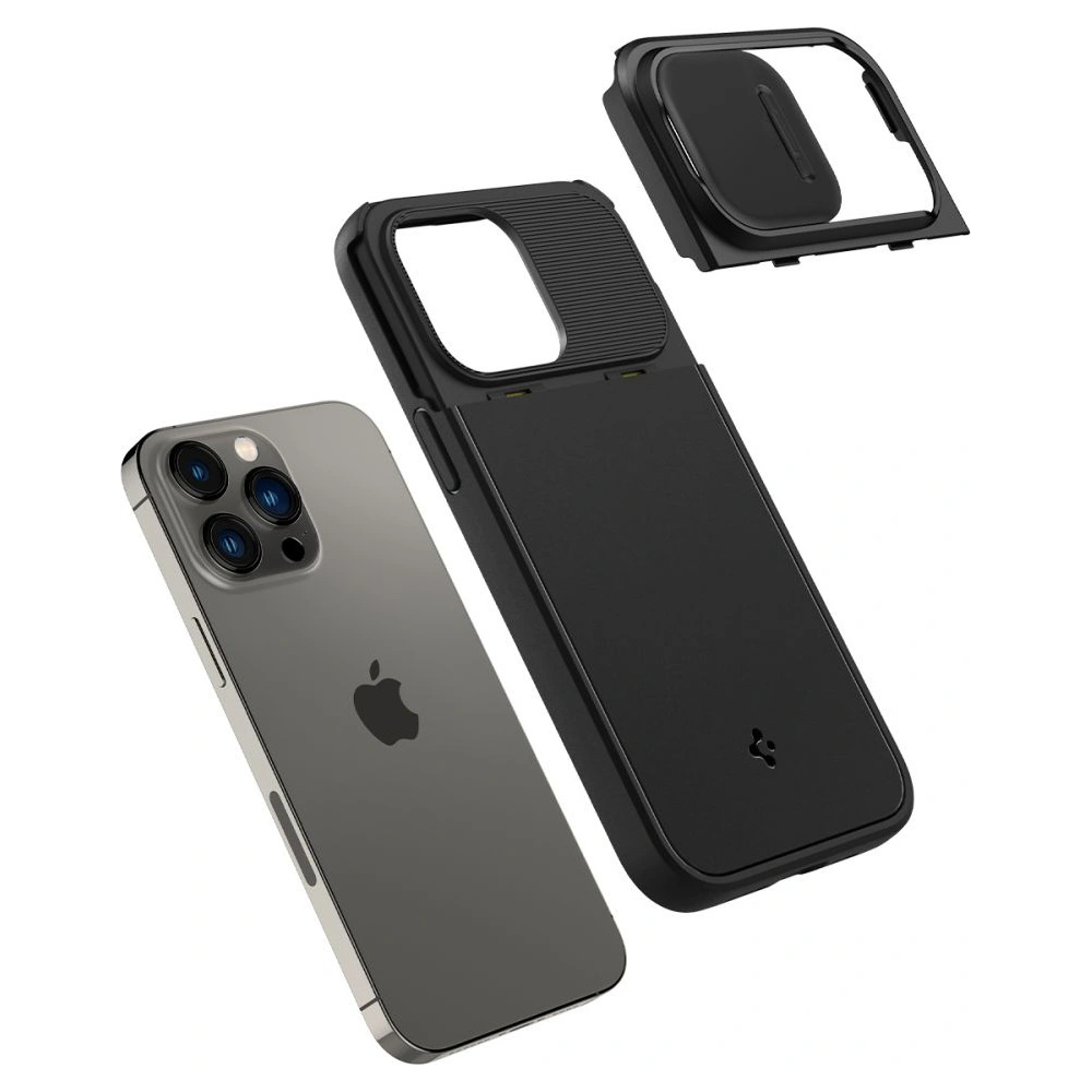 Hurtownia GSM - Case Spigen Optik Armor Mag MagSafe Apple iPhone 14 Pro Schwarz - SPN2483 - {ean13} - Hurt