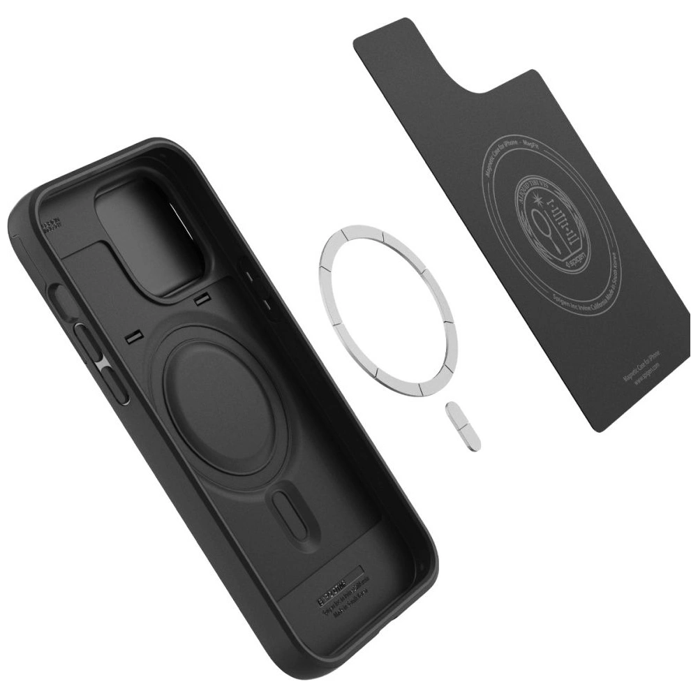 Hurtownia GSM - Case Spigen Optik Armor Mag MagSafe Apple iPhone 14 Pro Schwarz - SPN2483 - {ean13} - Hurt