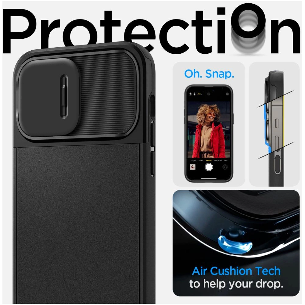 Hurtownia GSM - Etui Spigen Optik Armor Mag MagSafe Apple iPhone 14 Pro černé - SPN2483 - {ean13} - Hurt