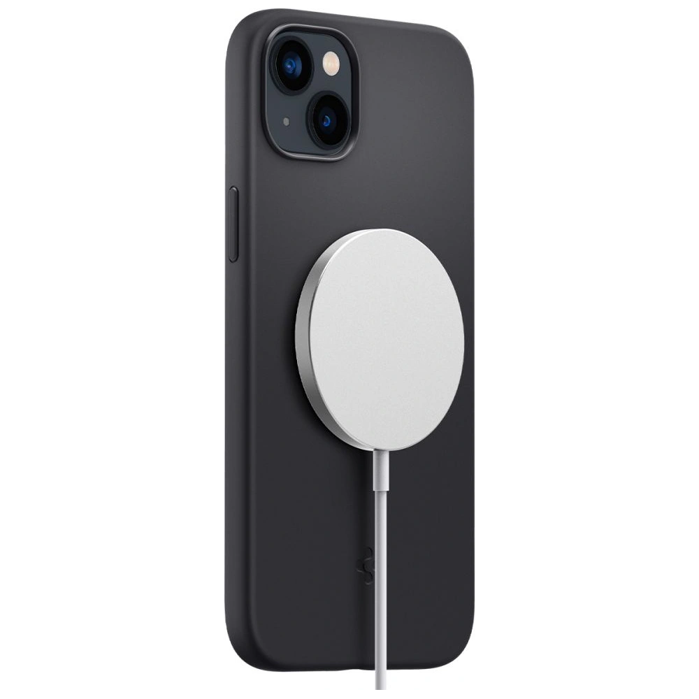 Wholesale Spigen Silicone Fit Mag MagSafe Apple iPhone 14 Plus / 15 Plus Black - SPN2485 - {ean13} - Hurt