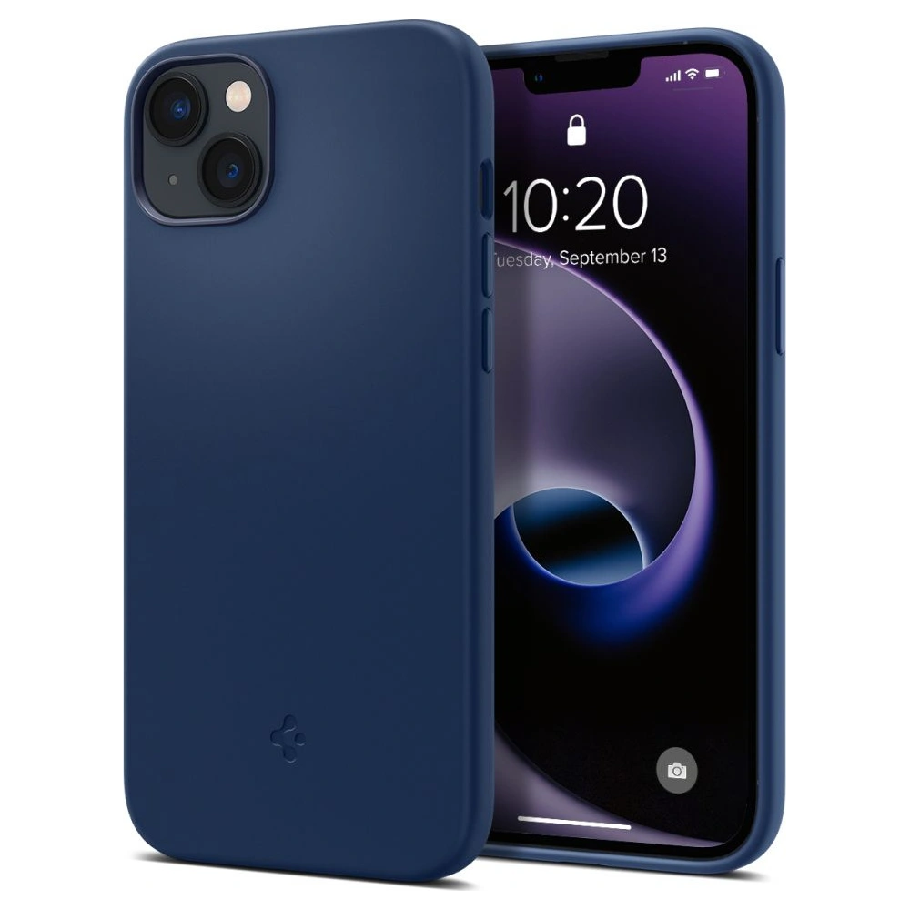 Wholesale Spigen Silicone Fit Mag MagSafe Apple iPhone 14 Plus / 15 Plus Navy Blue - SPN2486 - {ean13} - Hurt