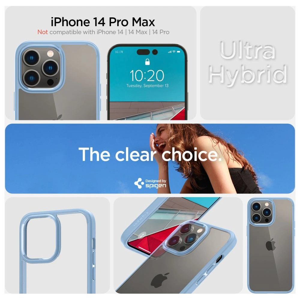 Wholesale Spigen Ultra Hybrid Apple iPhone 14 Pro Max Sierra Blue - SPN2488 - {ean13} - Hurt