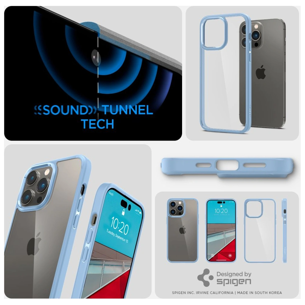 Hurtownia GSM - Etui Spigen Ultra Hybrid Apple iPhone 14 Pro Max Sierra Blue - SPN2488 - {ean13} - Hurt