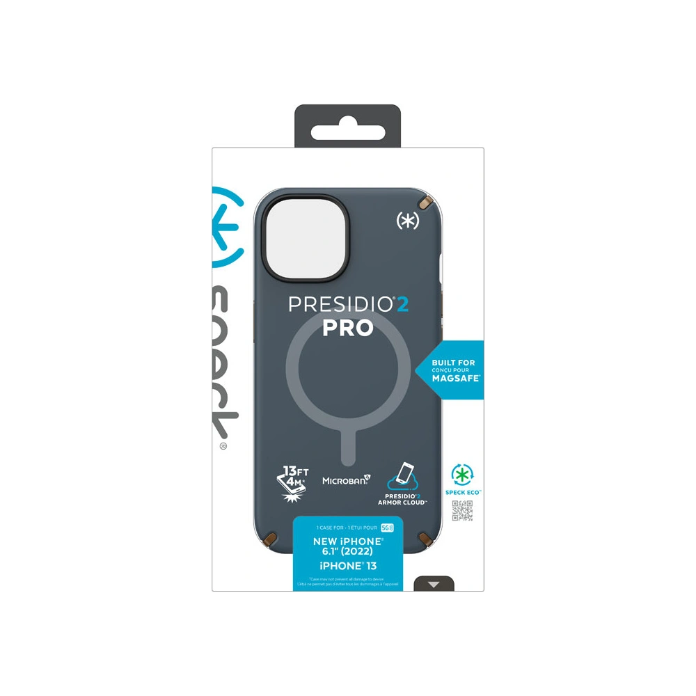Hurtownia GSM - Etui Speck Presidio2 Pro MagSafe MICROBAN Apple iPhone 14 (Cărbune / Bronze Răcoros / Ardezie) - SPK334 - {ean13} - Hurt