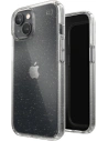 Etui Speck Presidio Perfect-Clear csillámmal MICROBAN Apple iPhone 14 (Átlátszó / Arany csillám)