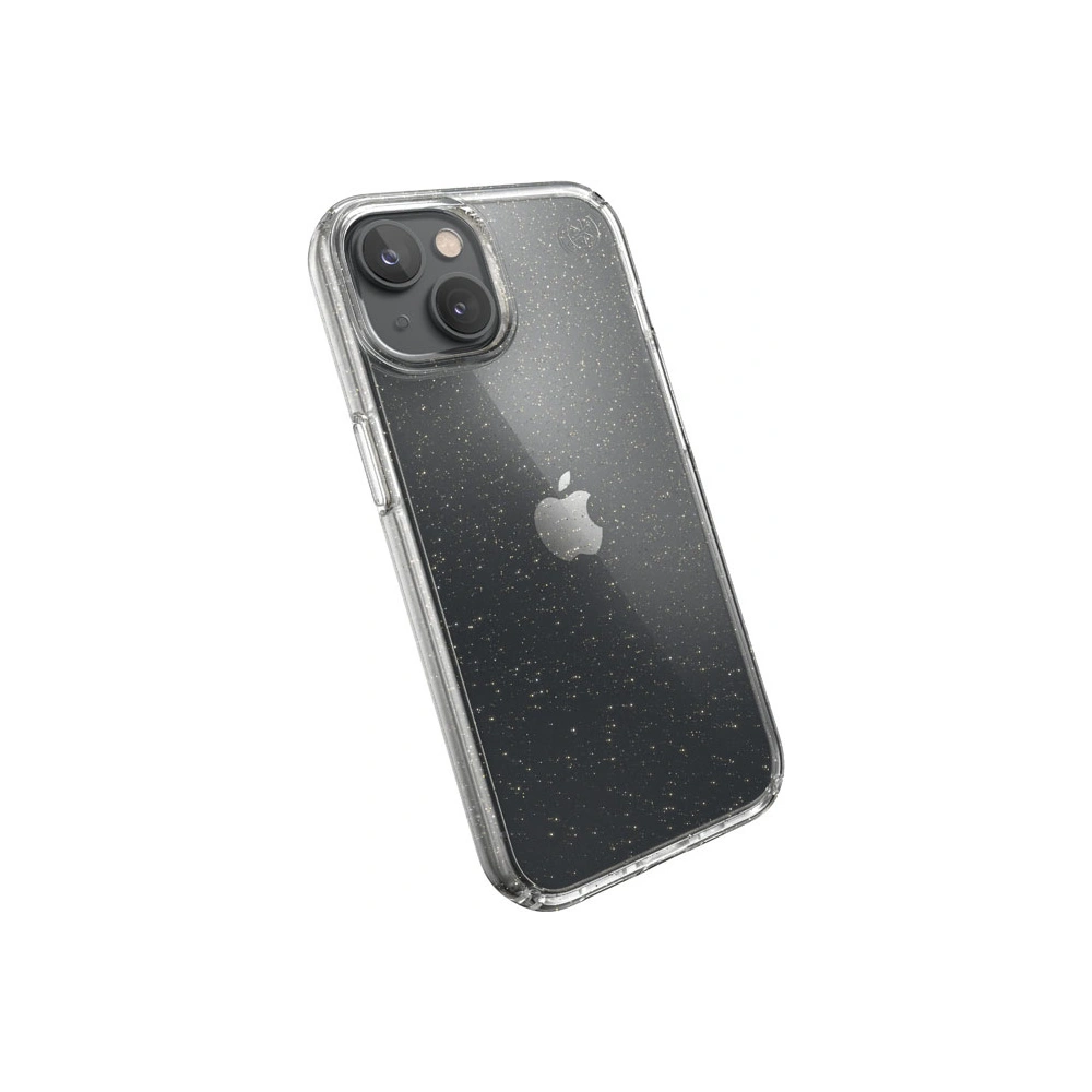 Hurtownia GSM - Etui Speck Presidio Perfect-Clear with Glitter MICROBAN Apple iPhone 14 (Clear / Gold Glitter) - SPK347 - {ean13} - Hurt