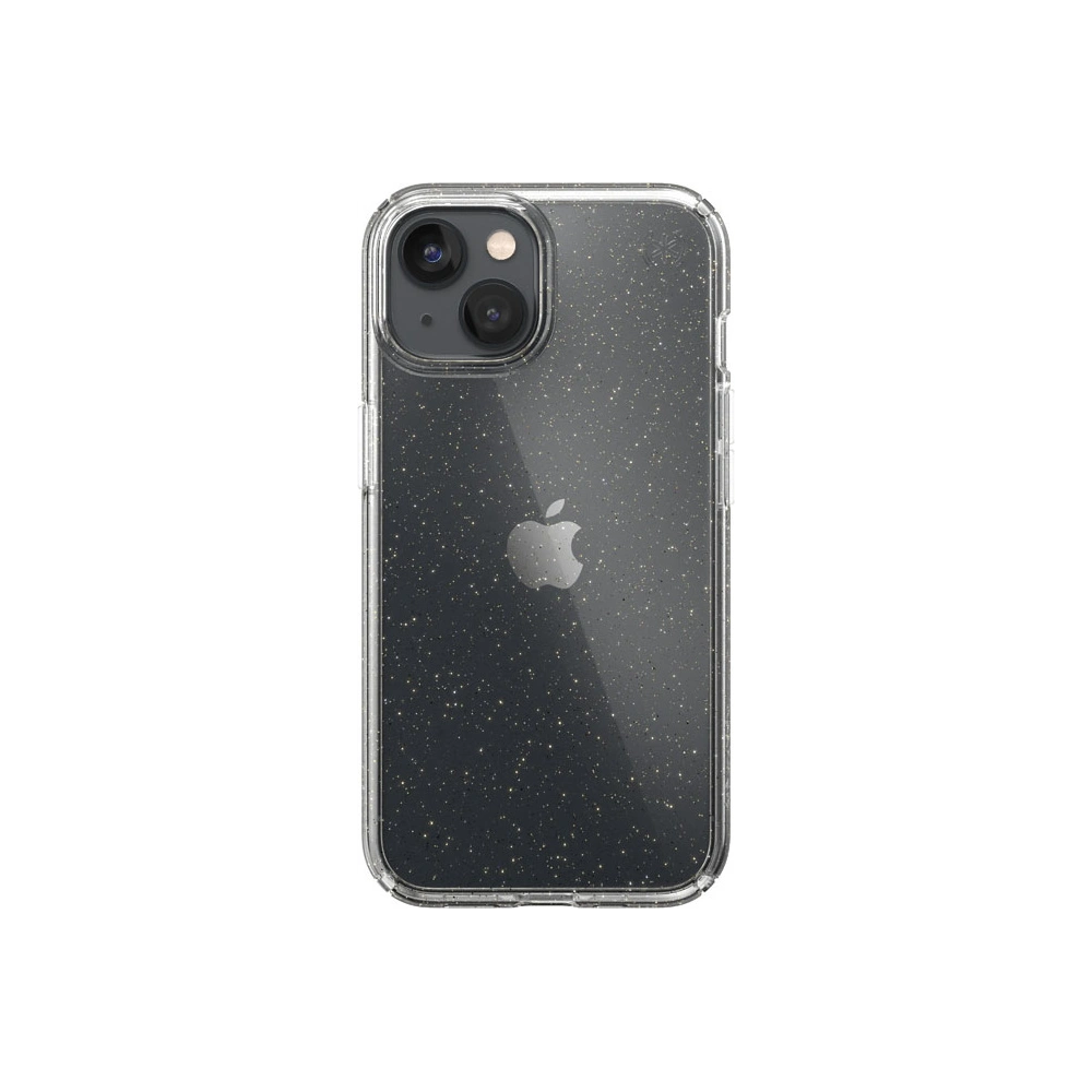 Hurtownia GSM - Etui Speck Presidio Perfect-Clear csillámmal MICROBAN Apple iPhone 14 (Átlátszó / Arany csillám) - SPK347 - {ean13} - Hurt
