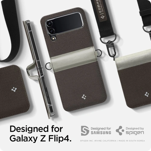 Etui Spigen Compoty Samsung Galaxy Z Flip 4 Tan