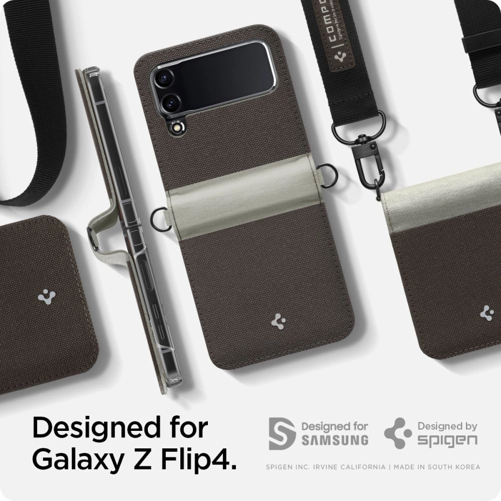 Hurtownia GSM - Case Spigen Compoty Samsung Galaxy Z Flip 4 Tan - SPN2493 - {ean13} - Hurt