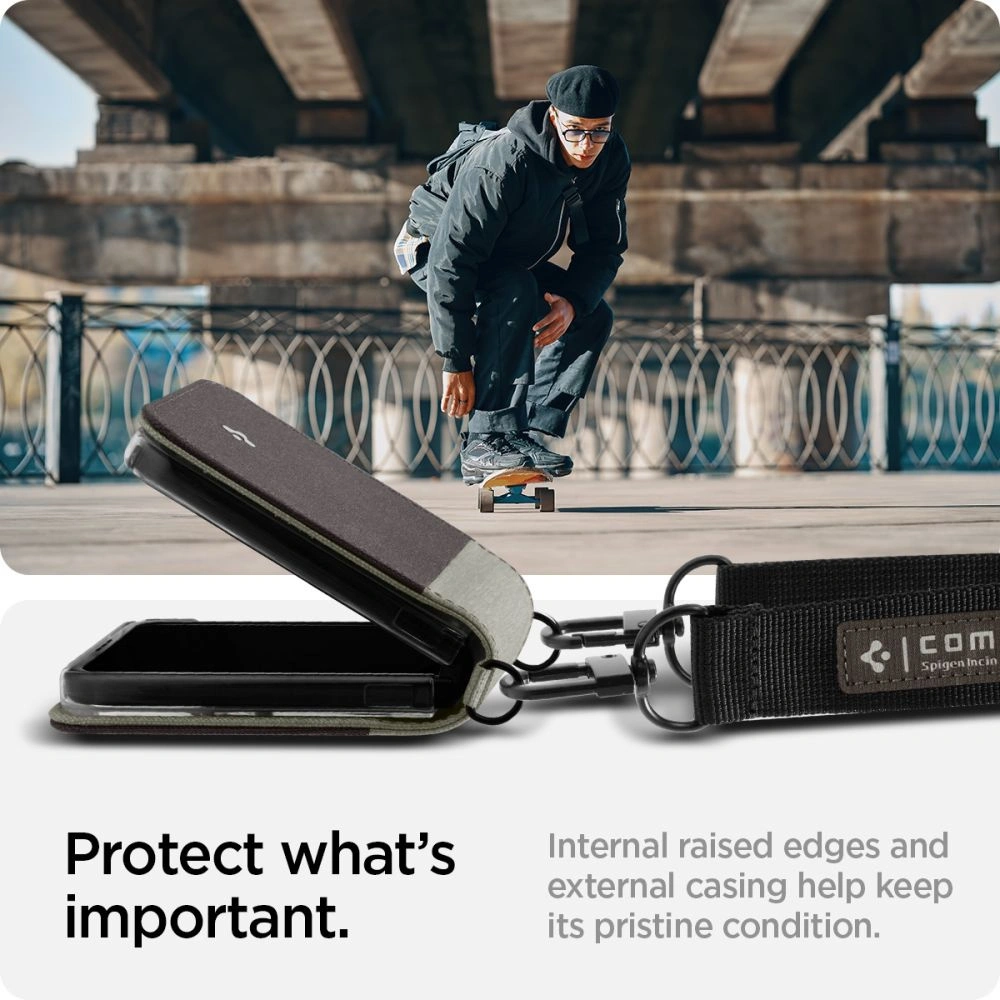 Hurtownia GSM - Etui Spigen Compoty Samsung Galaxy Z Flip 4 Barna - SPN2493 - {ean13} - Hurt