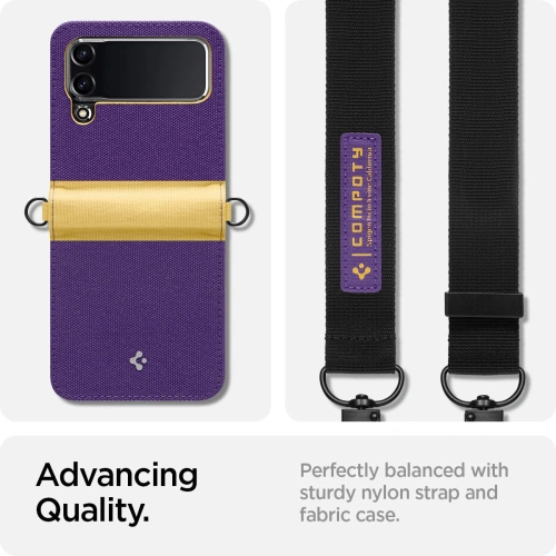 Etui Spigen Compoty Samsung Galaxy Z Flip 4 Pansy