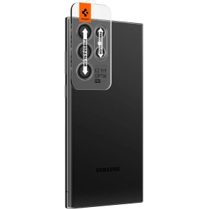 Hurtownia GSM - Tvrzené sklo na aparát Spigen Optik.tr ez Fit Camera Protector Samsung Galaxy S22 Ultra Černé [2 PACK] - SPN2496 - {ean13} - Hurt