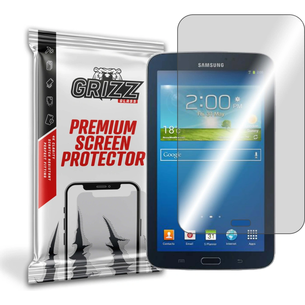 Hurtownia GSM - Szkło hybrydowe GrizzGlass HybridGlass do Samsung Galaxy Tab 3 T210 - GRZ3097 - {ean13} - Hurt