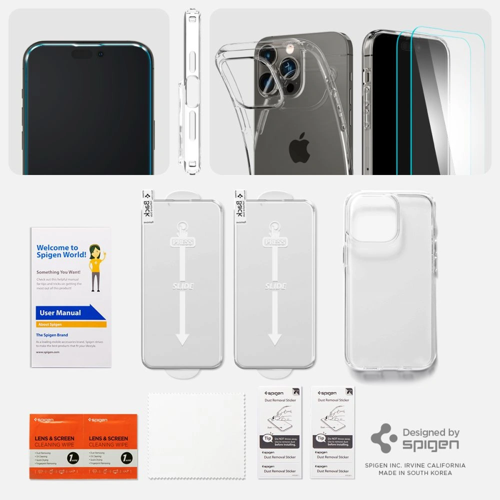 Hurtownia GSM - Case Spigen Crystal Pack Apple iPhone 14 Pro Max Kristallklar - SPN2499 - {ean13} - Hurt