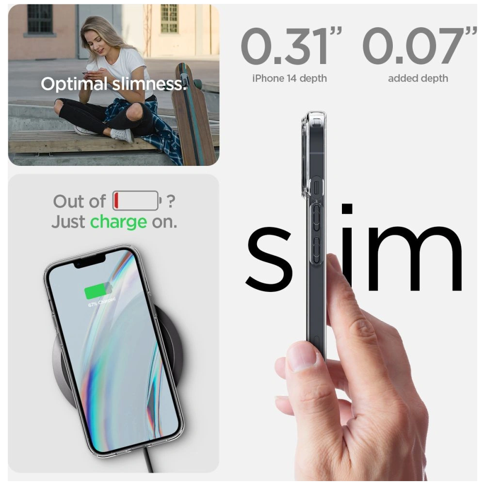 Wholesale Spigen Crystal Pack Apple iPhone 14 Plus / 15 Plus Crystal Clear - SPN2500 - {ean13} - Hurt
