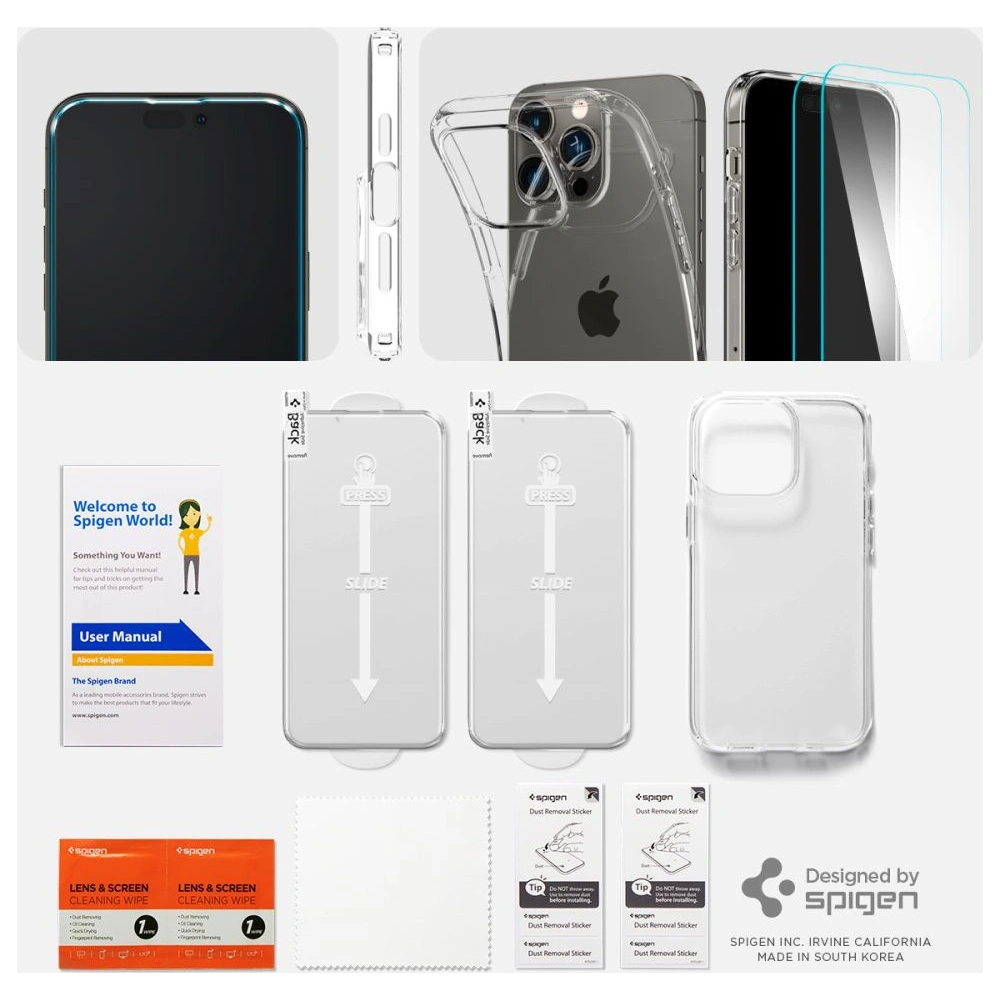 Hurtownia GSM - Etui Spigen Crystal Pack Apple iPhone 14 Pro Crystal Clear - SPN2501 - {ean13} - Hurt