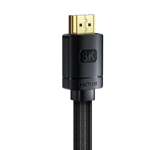 Kabel Baseus High Definition Series HDMI 2.1 8K 60Hz 0,5m czarny