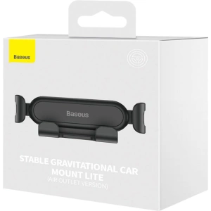 Hurtownia GSM - Upevnění do mřížky ventilace Baseus Stable Gravitational Car Mount Lite (verze pro ventilační mřížku) černé - BSU3537 - {ean13} - Hurt