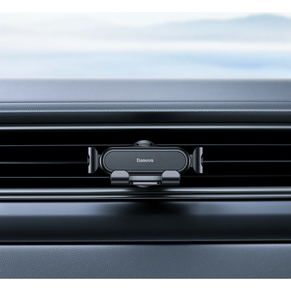 Wholesale Baseus Stable Gravitational Car Mount Lite (Air Outlet Version) black - BSU3537 - {ean13} - Hurt