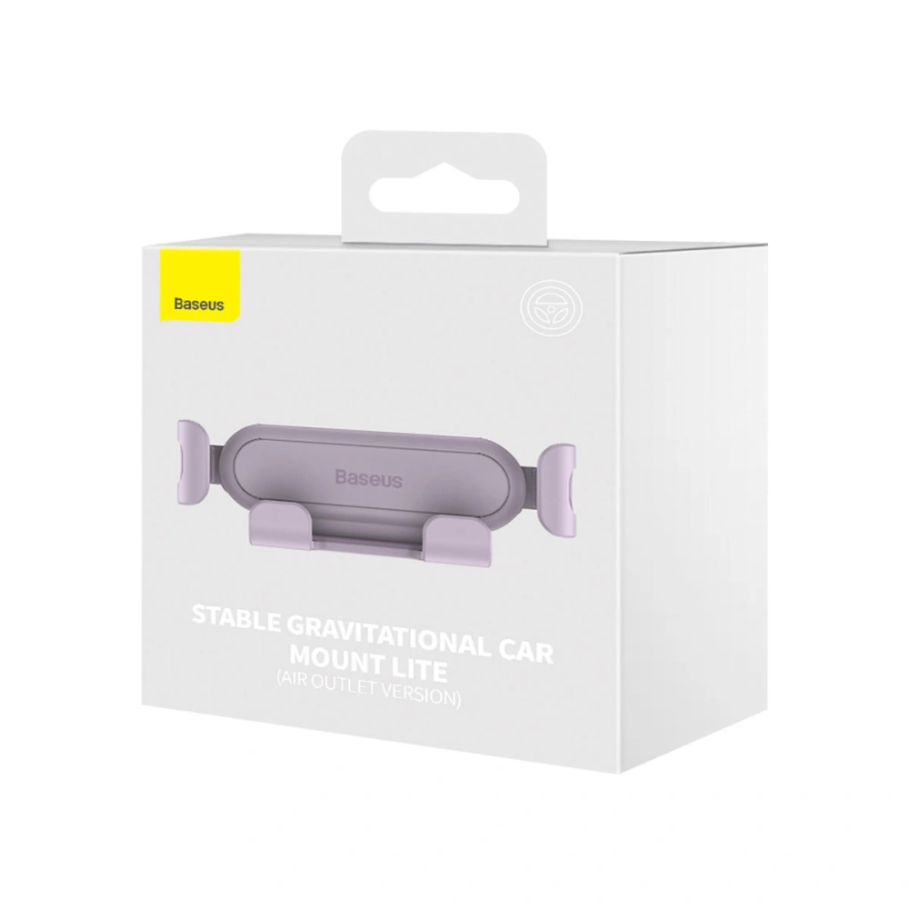 Hurtownia GSM - Auto-Halterung für Lüftungsschlitze Baseus Stable Gravitational Car Mount Lite (Luftauslass-Version) Lila - BSU3539 - {ean13} - Hurt