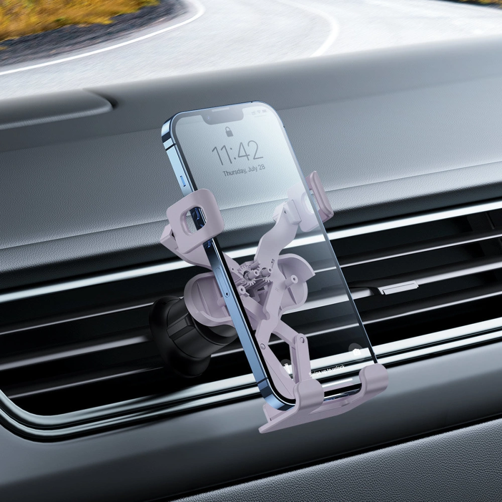 Hurtownia GSM - Auto-Halterung für Lüftungsschlitze Baseus Stable Gravitational Car Mount Lite (Luftauslass-Version) Lila - BSU3539 - {ean13} - Hurt