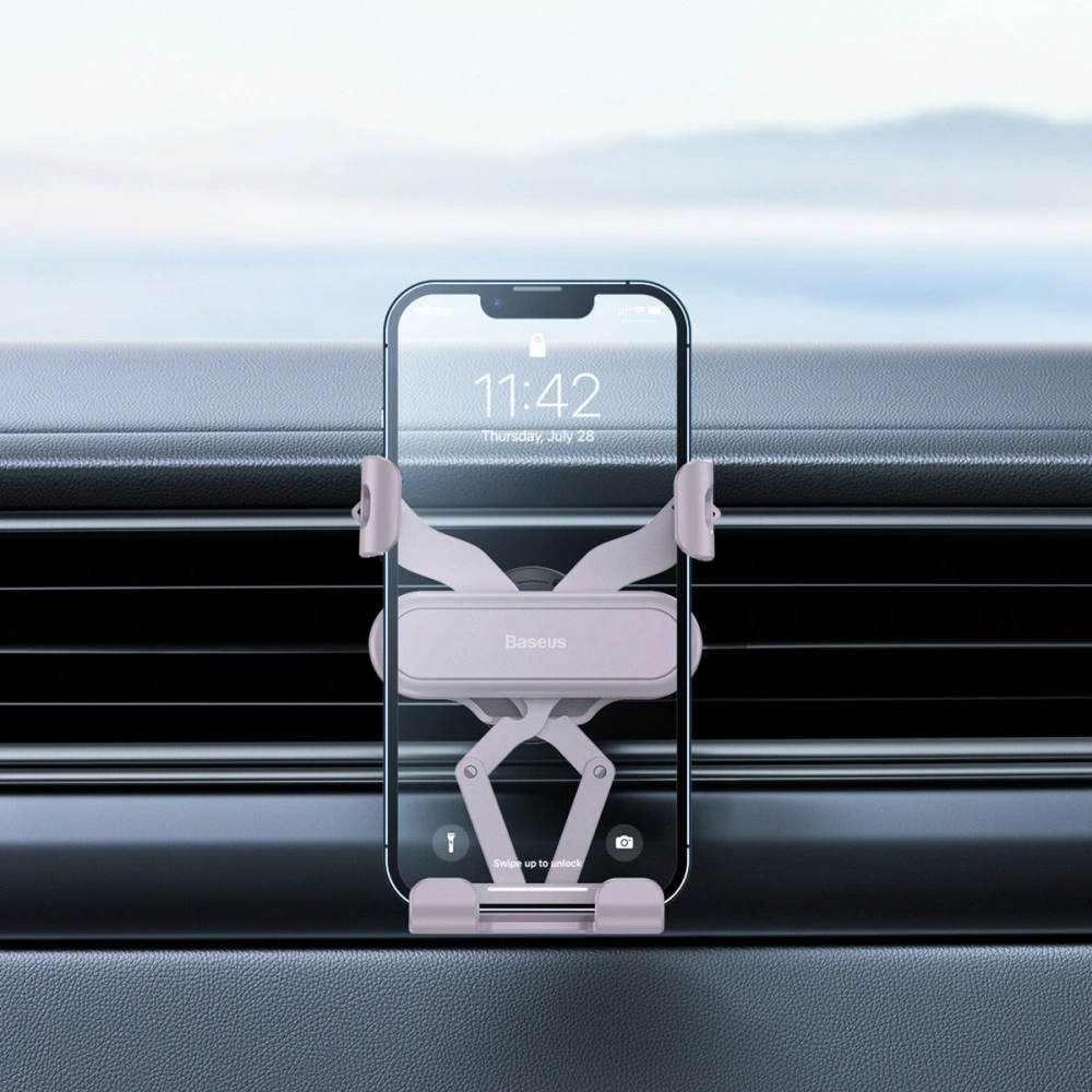 Hurtownia GSM - Auto-Halterung für Lüftungsschlitze Baseus Stable Gravitational Car Mount Lite (Luftauslass-Version) Lila - BSU3539 - {ean13} - Hurt
