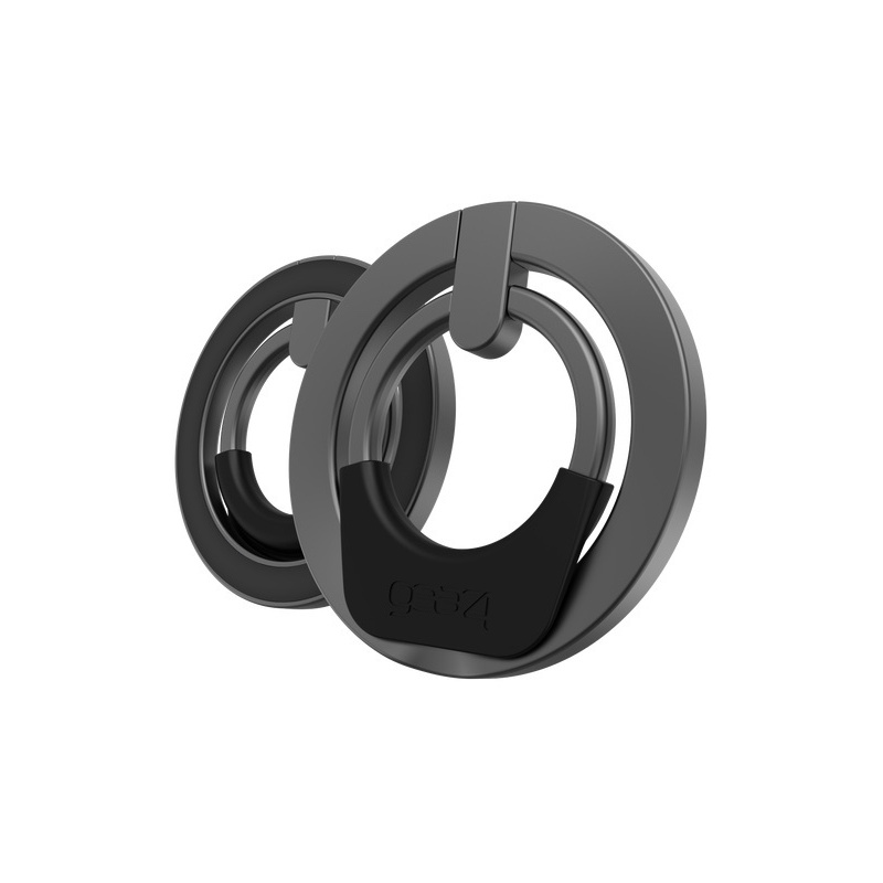 Gear4 Distributor - 840056166486 - GER177 - GEAR4 Snap Ring MagSafe Apple iPhone 12/13/14 (black) - B2B homescreen