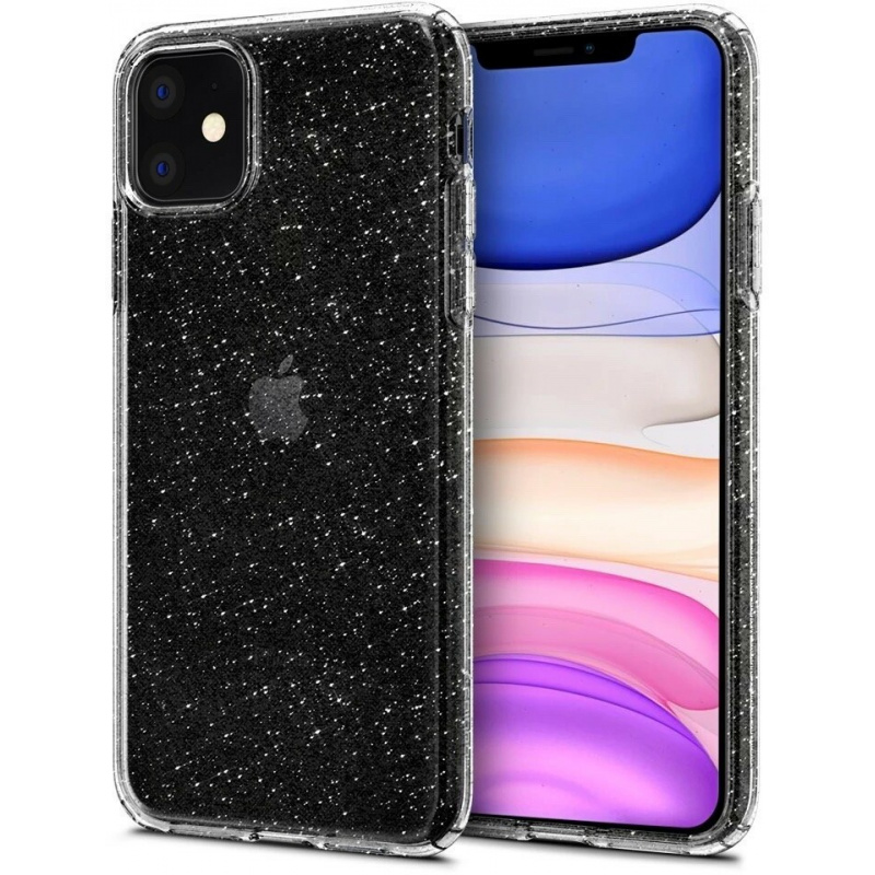 Hurtownia Spigen - 8809671010262 - SPN414GLT - Etui Spigen Liquid Crystal Glitter Apple iPhone 11 Crystal Quartz - B2B homescreen