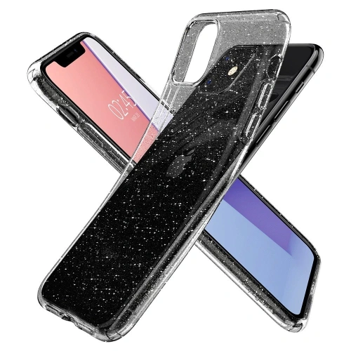 Etui Spigen Liquid Crystal Glitter Apple iPhone 11 Crystal Quartz